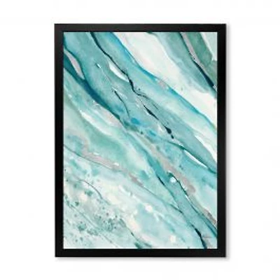 Silver Springs I Blue Green Wall Art