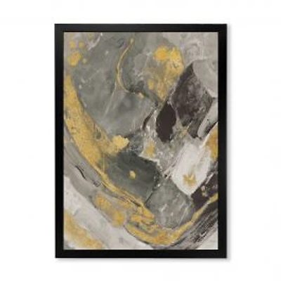 Marble Gold and Black II Wall Art