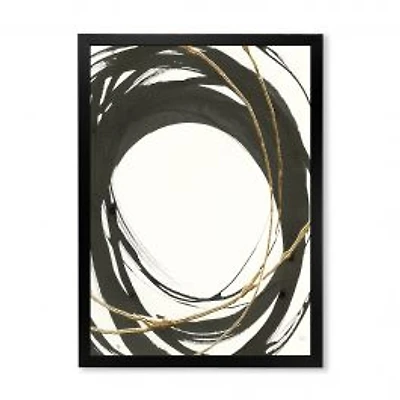 Gold Glamour Circle II Wall Art
