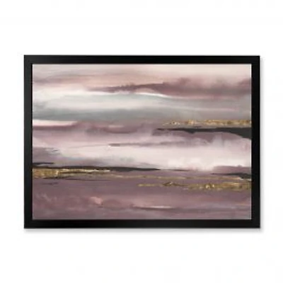 Purple Glam Storm IV Wall Art