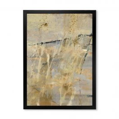 Geometric Cream Block II Wall Art