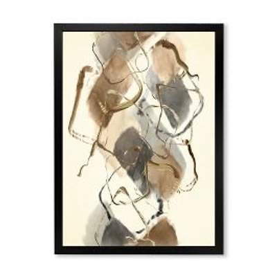 Gold Glam Squares III Wall Art