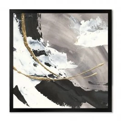 Glam Printed Arcs II Printed Canvas