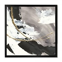 Glam Printed Arcs II Printed Canvas