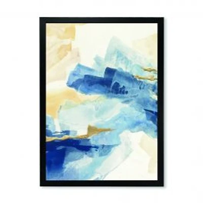 Metallic Gold Indigo II Wall Art