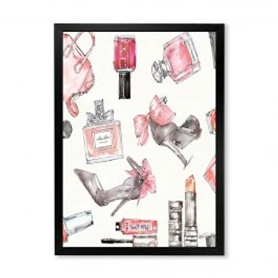 Glam Chic Accents Pattern I Canvas Wall Art