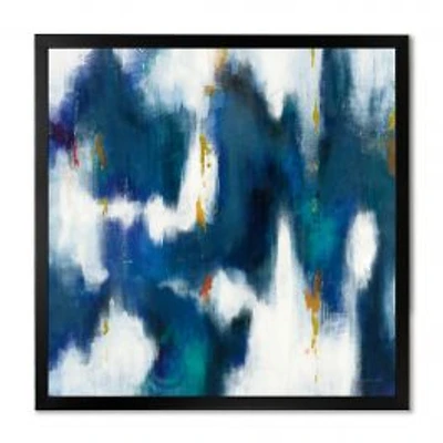Blue Glam Texture II Wall Art
