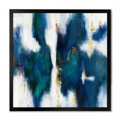 Blue Glam Texture I Wall Art