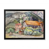 Greek Landscape off The Coast of The Aegean Sea Wall Art