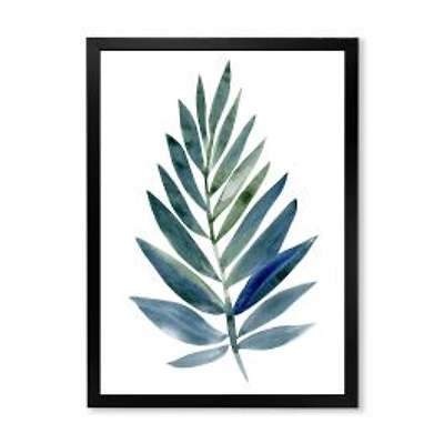 Tropical Green Leaf Wall Art