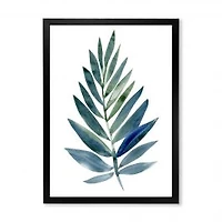 Tropical Green Leaf Wall Art