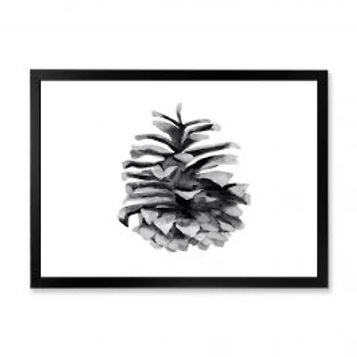 Conifer Cone Monochrome Wall Art