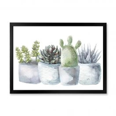 Cactus and Succulent House Plants I Wall Art