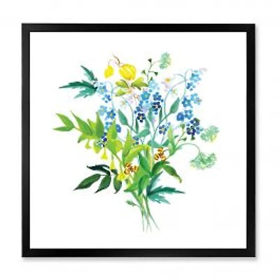 Meadow Flowers Garland Wall Art