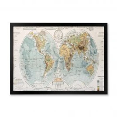 Ancient Map of The World II Wall Art