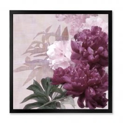 Vintage Purple and Pink Flowers I Wall Art