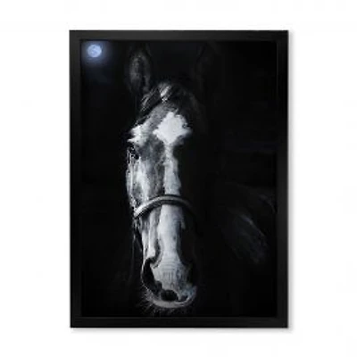 Horse Staring Sinister Wall Art