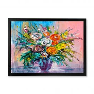 Bouquet of VIbrant Flowers Wall Art
