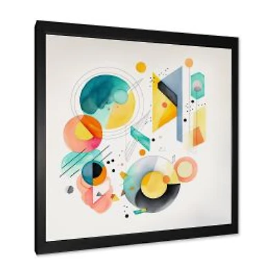 Multi-Color Circular Abstract I Wall Art