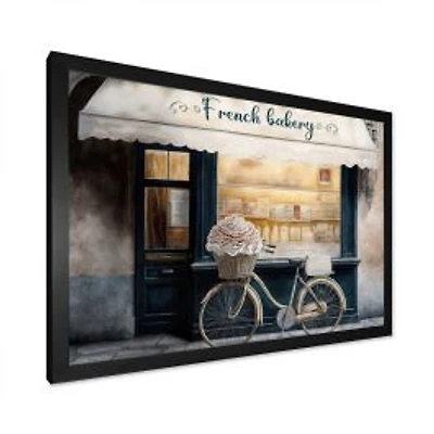 Bicycle In Front A French Bakery IV Wall Art