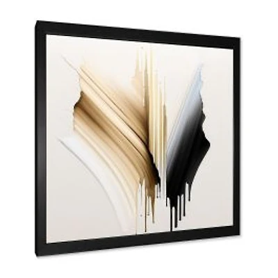 Minimalism Pink And Gold Cubic Fusion IV Wall Art