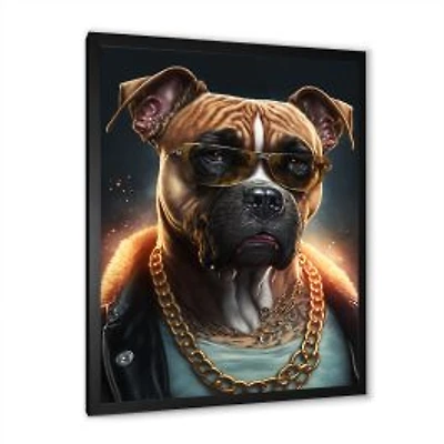 Boxer Gangster In NYC Wall Art