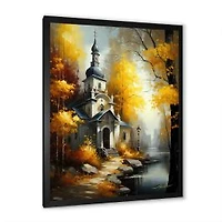 Church In Forest In Autumn IV Wall Art