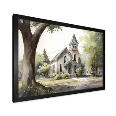 Monochome Yellow And Grey Farm Wall Art