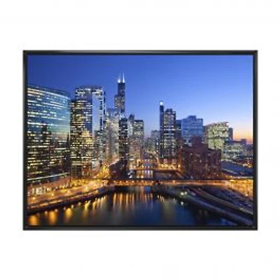 Chicago River with Bridges at Sunset Wall Art