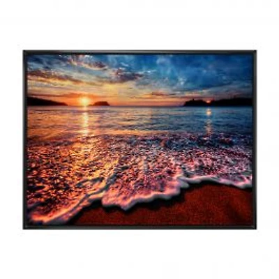 Peaceful Evening Beach View Canvas Art Print