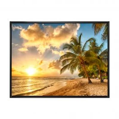 Gorgeous Beach of Island Barbados Canvas Wall Art Print