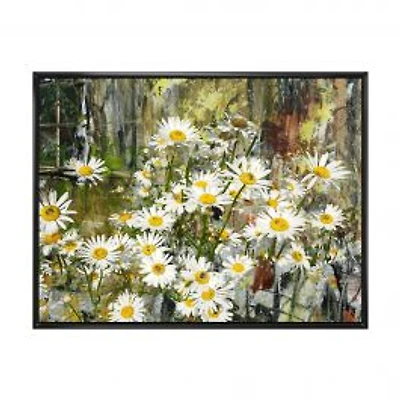 Daisies Flowers Under the Window Wall Art
