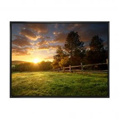 Fenced Ranch at Sunrise Wall Art