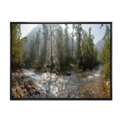 Mountain River Panorama Wall Art