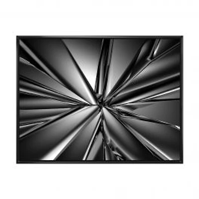 Futuristic Crystal Background Canvas Art Print