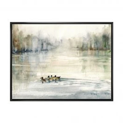 Ducks in Pond Canvas