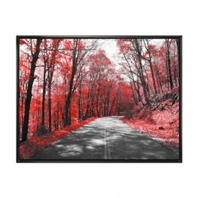 Patch in Red Forest Wall Art
