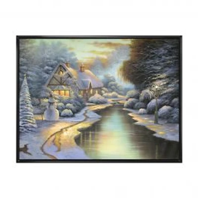 Evening Glow in Chrismas Eve Wall Art