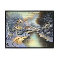 Evening Glow in Chrismas Eve Wall Art