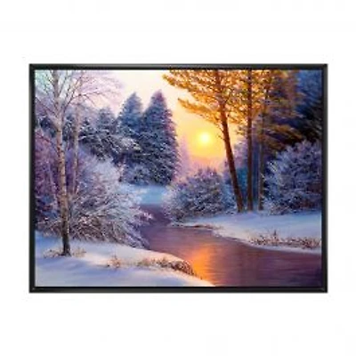 Winter Forest in River Wall Art