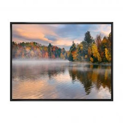 Autumn Foliage by The Lakeside Canvas Wall Art Print