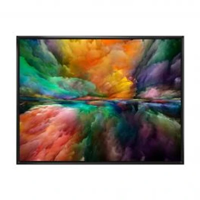 Colorful and Dark Gradient Clouds Canvas Wall Art Print