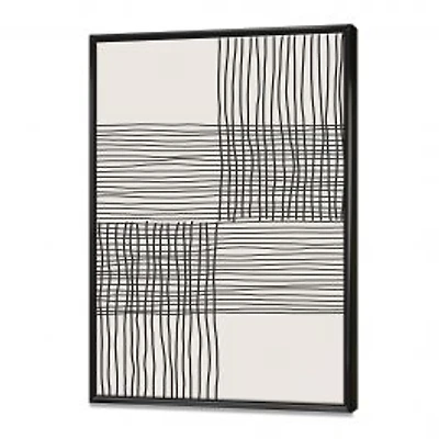 Minimal Geometric Compostions of Elementary Forms XIX Wall Art
