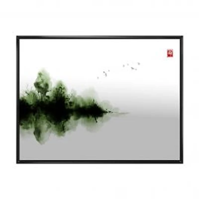 Japanese Red Moon I Wall Art