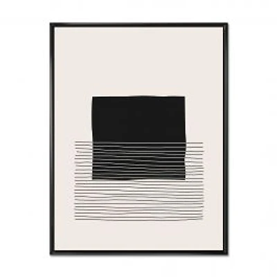 Minimal Geometric Lines and Squares VIII Wall Art