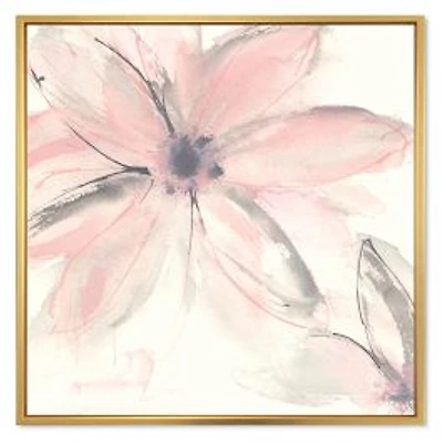 Pink Shabby Floral II Canvas Artwork