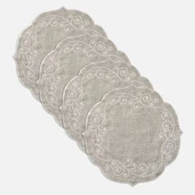 Lenox French Pearl Round Placemat - Set of 4