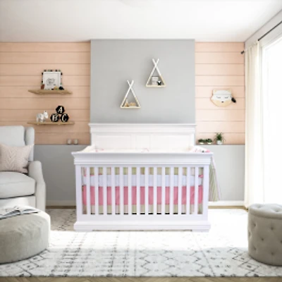 5-Piece Baby Bedding Set - Pink Butterfly Design