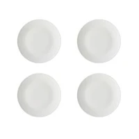 Set of 4 White Basics Soupe Side Plates by Maxwell & Williams (19 cm)
