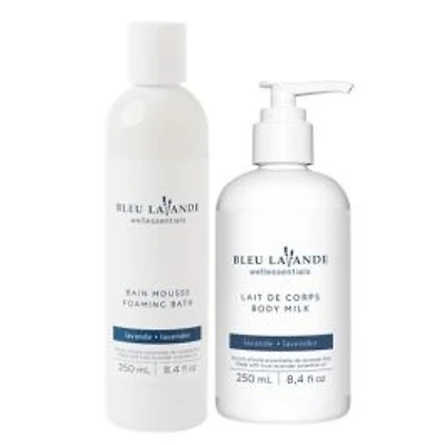Bleu Lavande Body Duo - Foaming Bath and Lavender Body Milk